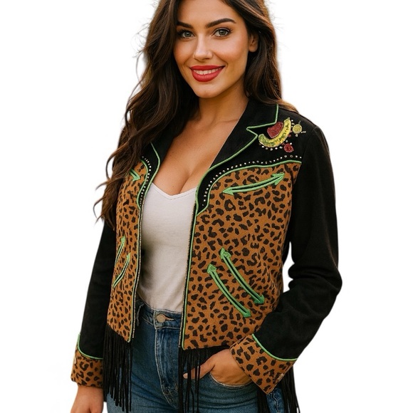Double D Ranch Jackets & Blazers - Double D Ranch heavily embellished and embroidered “Wildcatter” Jacket NWT